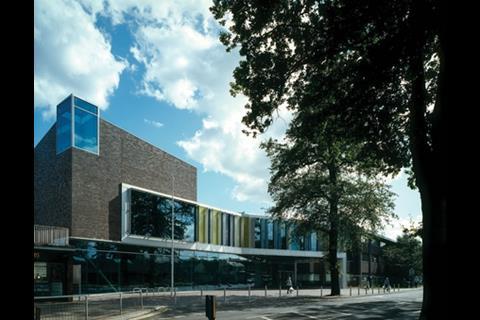 In Runnymede’s new civic centre, shop windows showcase the public library, council services and police station on the ground floor, as well as the elected council chamber up above
